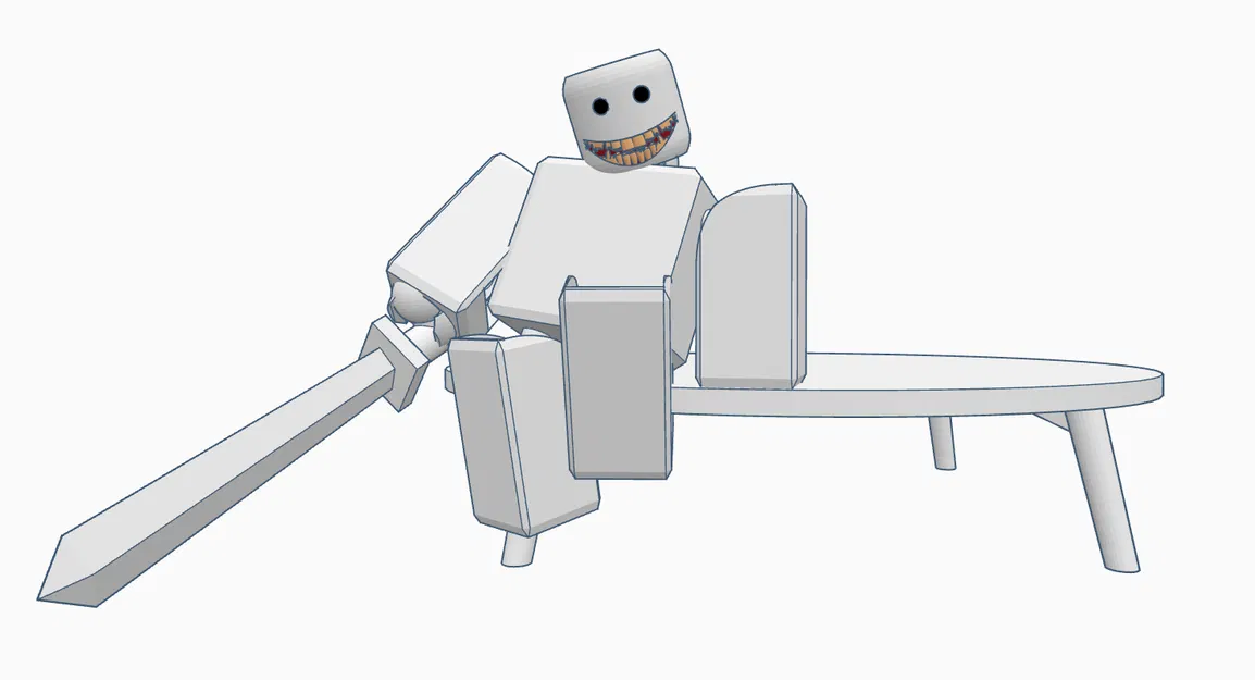 Mô hình Articulated Subject_0 từ Forsaken Roblox Figure (khớp động) - Image 2