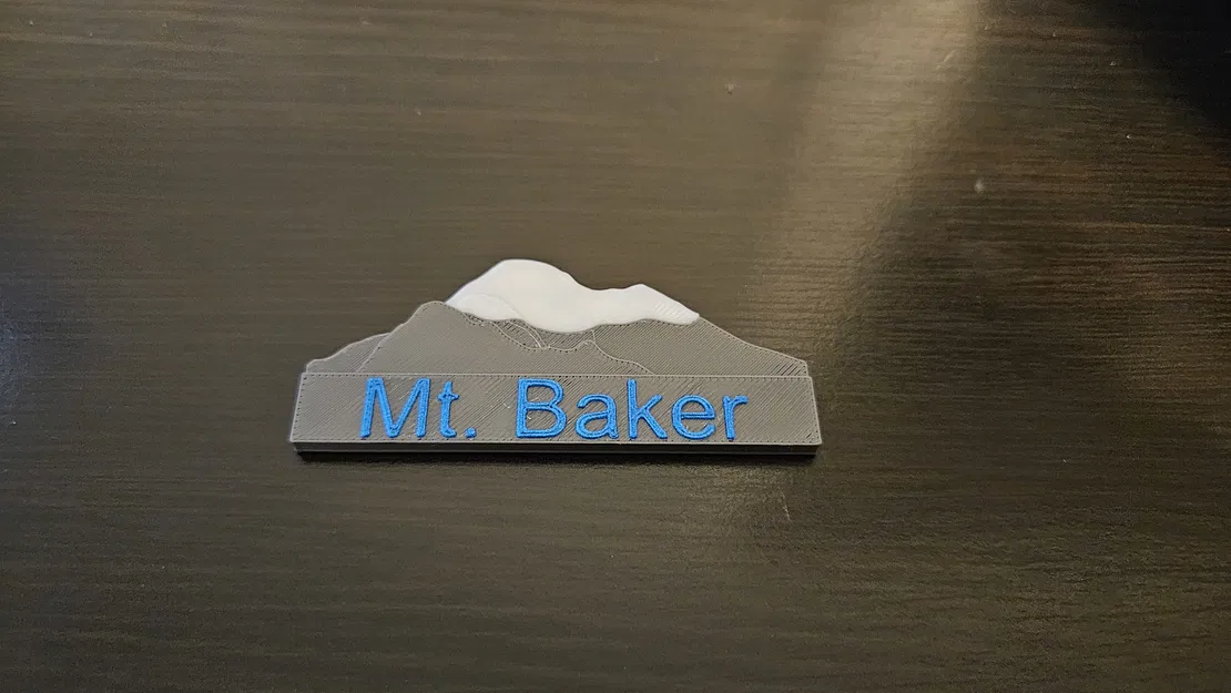 Nam châm tủ lạnh Mount Baker - Image 1