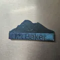 Nam châm tủ lạnh Mount Baker - Thumbnail 2