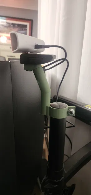 Ngàm gắn Webcam lên trụ màn hình (Webcam Monitor Post Mount) - Image 1