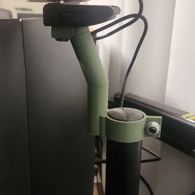 Ngàm gắn Webcam lên trụ màn hình (Webcam Monitor Post Mount)