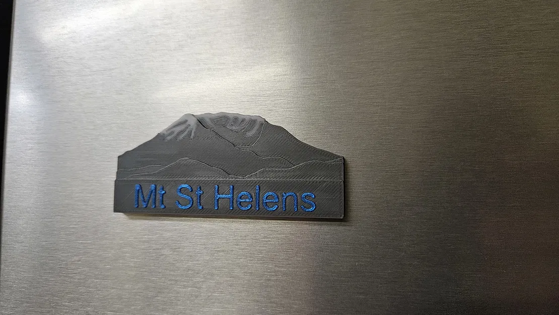 Magnet tủ lạnh Mount Saint Helens - Image 2
