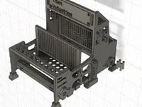 Tabletop Weaving Loom Mk I – Khung dệt mini để bàn in 3D - Image 1