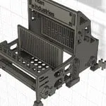 Tabletop Weaving Loom Mk I – Khung dệt mini để bàn in 3D