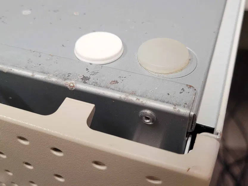 Chân đế vỏ PC Gateway vintage: đáy 20mm, đỉnh 19mm, cao 3mm - Image 1