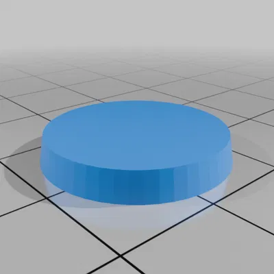 Chân đế vỏ PC Gateway vintage: đáy 20mm, đỉnh 19mm, cao 3mm