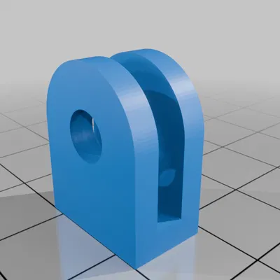 Bộ linh kiện thô ngàm GoPro để tự thiết kế mount (phần chưa hoàn thiện)