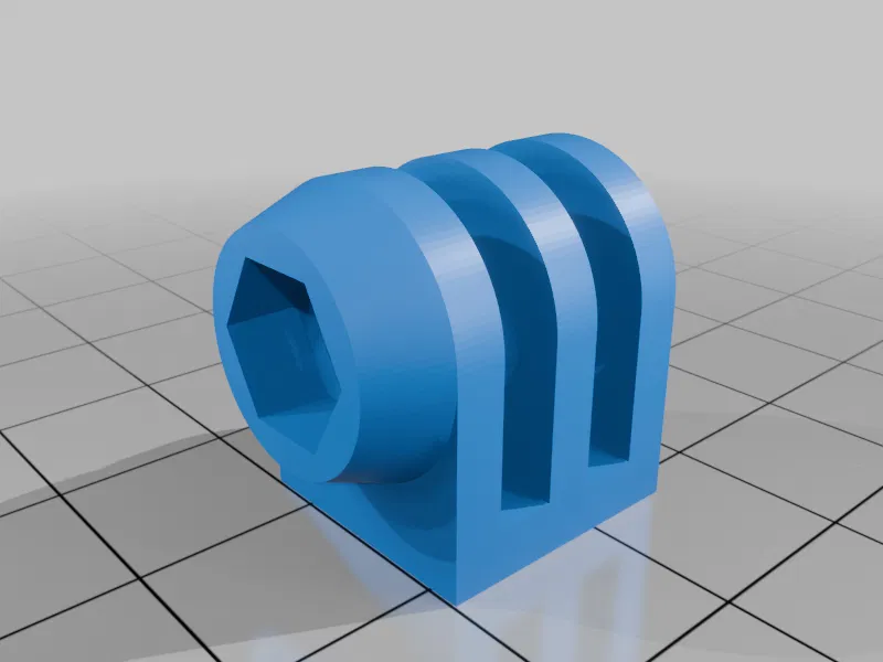 Bộ linh kiện thô ngàm GoPro để tự thiết kế mount (phần chưa hoàn thiện) - Image 5