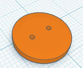 Nút áo sơ mi 2 lỗ - Image 1