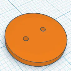 Nút áo sơ mi 2 lỗ