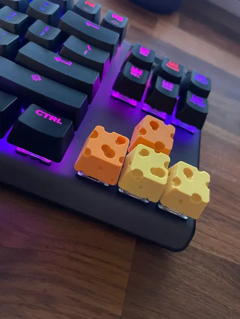 Keycap Phô Mai (Cheese Key Caps) - Image 1