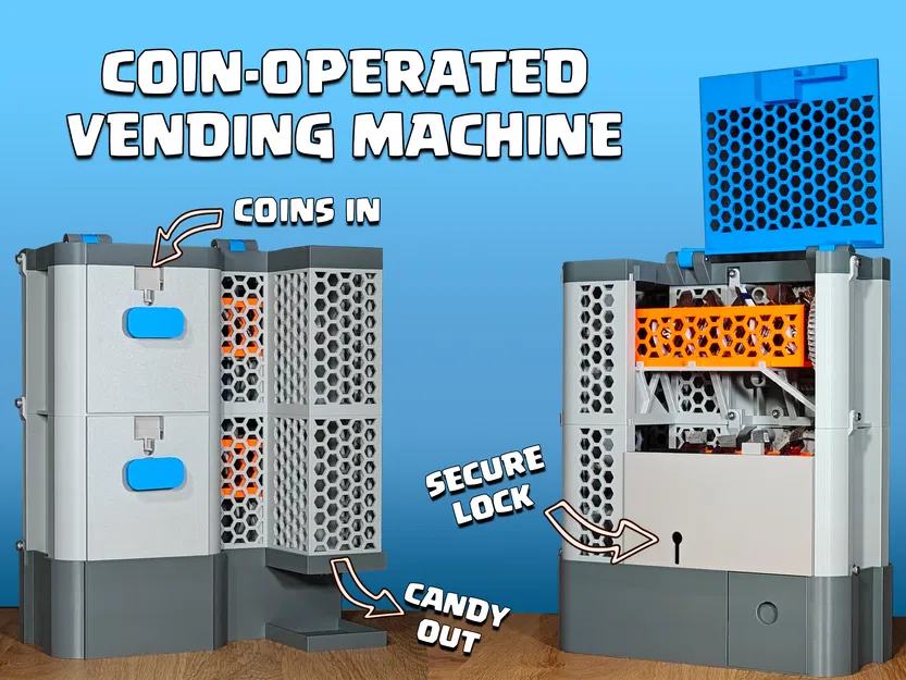 Máy Bán Hàng Tự Động Chạy Bằng Xu (Coin Operated Vending Machine) - Image 1