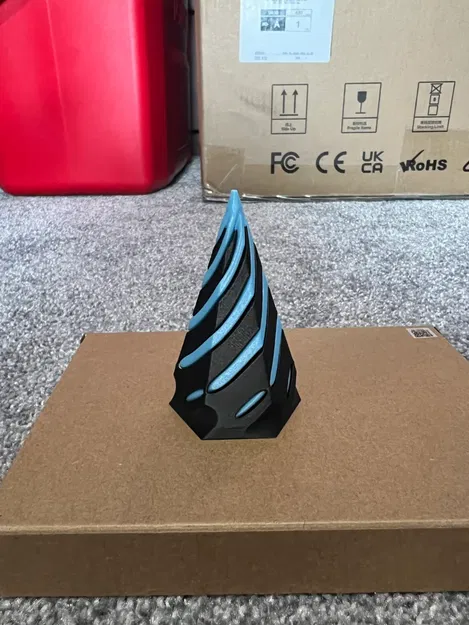 Hexagonal Spiral Fidget Cone – Cone xoắn ốc lục giác để fidget - Image 1