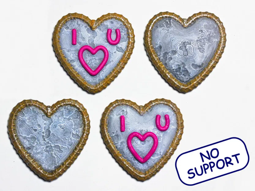 Trái tim bê tông cốt thép rebar gia cường “I LOVE U” - Image 1