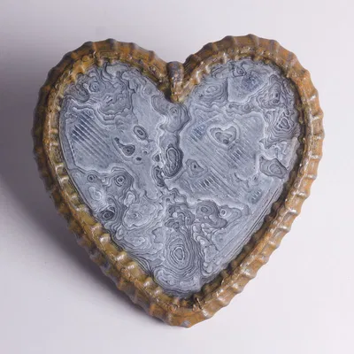 Trái tim bê tông cốt thép rebar gia cường “I LOVE U”