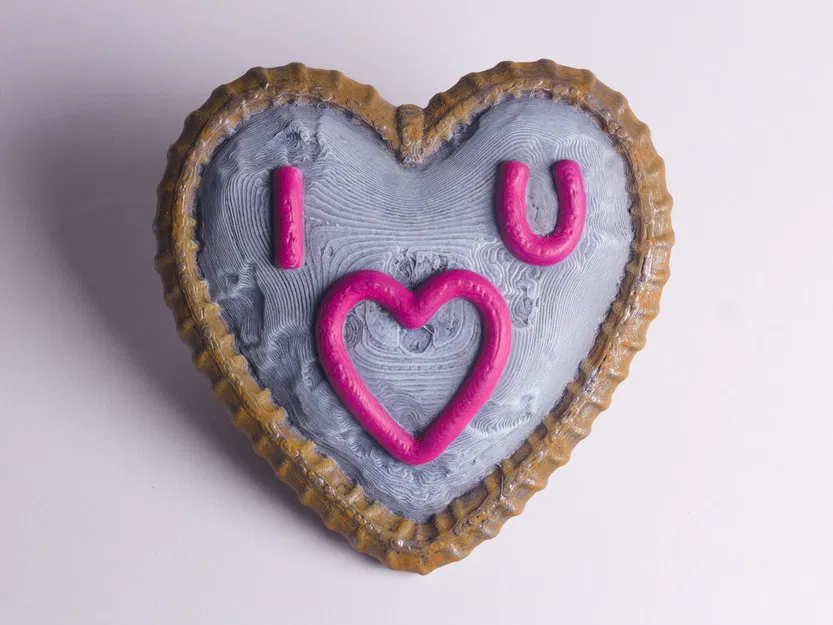 Trái tim bê tông cốt thép rebar gia cường “I LOVE U” - Image 5