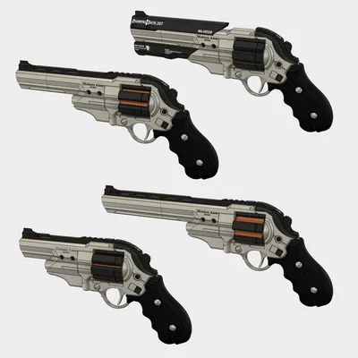 Deus Ex: Human Revolution Diamondback .357 Revolver (prop) - file in 3D