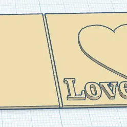 Thiệp Valentine mini để bỏ trong ví (purse/wallet)