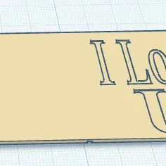 Thiệp Valentine mini để bỏ trong ví (purse/wallet)