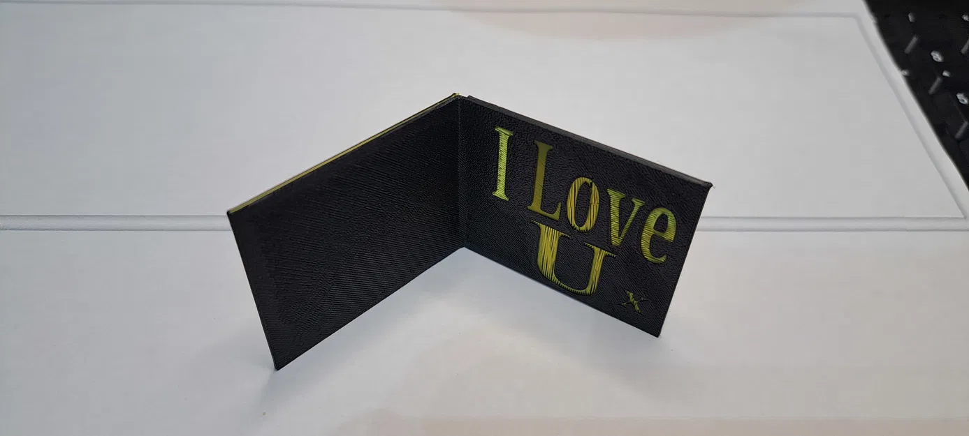 Thiệp Valentine mini để bỏ trong ví (purse/wallet) - Image 3