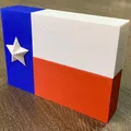 Lá cờ bang Texas (Lone Star State Flag) in 3D - Thumbnail 2