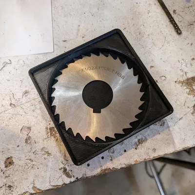 Hộp lưu trữ lưỡi cưa rãnh (Slitting Saw) 3"