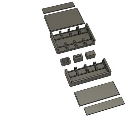 Hộp phân phối Anderson PowerPole dạng mô-đun, low profile (flat)