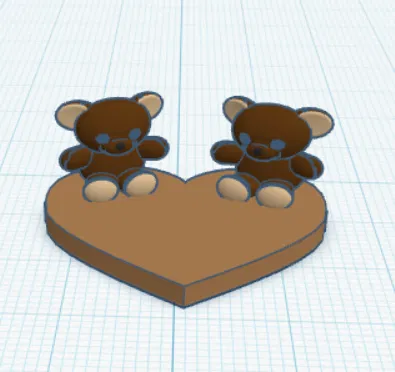 Gấu Teddy cầm trái tim - Image 1