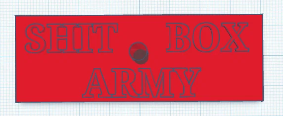Bảng số “shitbox army” cho hoverhearts mb001 - Image 1