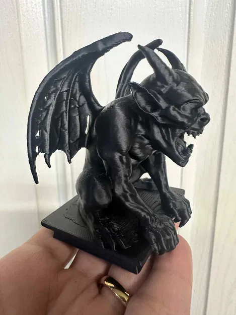 Tượng Gargoyle Canh Gác Có Cánh Hung Dữ - Image 5