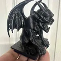 Tượng Gargoyle Canh Gác Có Cánh Hung Dữ - Thumbnail 5