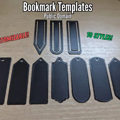 10 Mẫu Bookmark Template - Public Domain