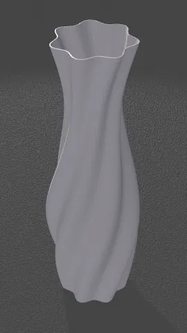 Bình hoa mỏng đơn giản (Einfache dünne Vase) - Image 1