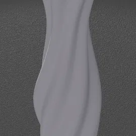 Bình hoa mỏng đơn giản (Einfache dünne Vase)