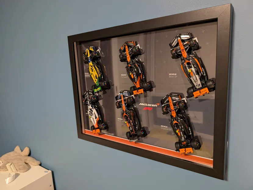 Ngàm treo tường xe F1 Bburago 1/43 - bản 4 bánh - Image 1