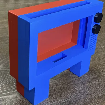 Dock Stand Nintendo Switch V1/V2 & OLED kiểu TV thập niên 80 (Retro, Old School)