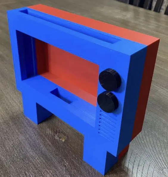 Dock Stand Nintendo Switch V1/V2 & OLED kiểu TV thập niên 80 (Retro, Old School) - Image 3