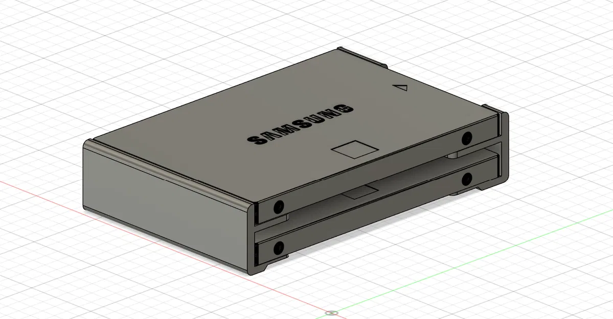 Ngàm gắn 2 SSD xếp chồng cho Fractal Design SSD Tray Type B - Image 1