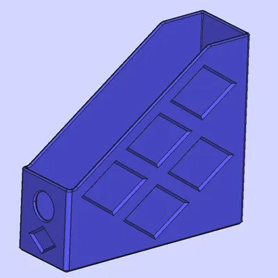 Giá/khay đựng tạp chí sâu 260mm cao 240mm, rộng 60–160mm