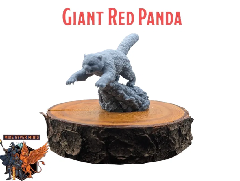 Giant Red Panda - MGM Print-Ready Mini - Image 1