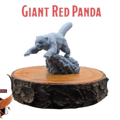 Giant Red Panda - MGM Print-Ready Mini