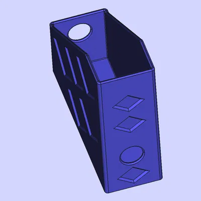 Giá/khay đựng tạp chí sâu 260mm cao 240mm, rộng 60–160mm