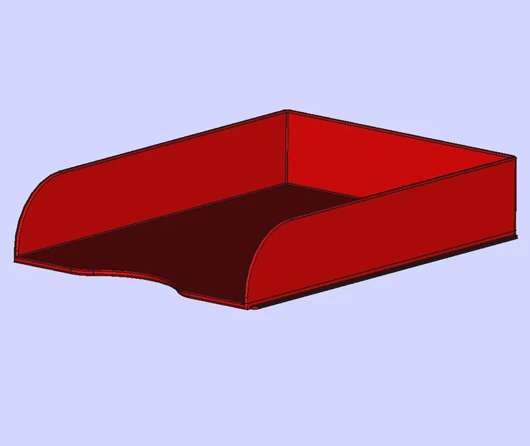 Nắp đậy khay thư Bene có viền; Bene letter tray cover with rim - Image 6