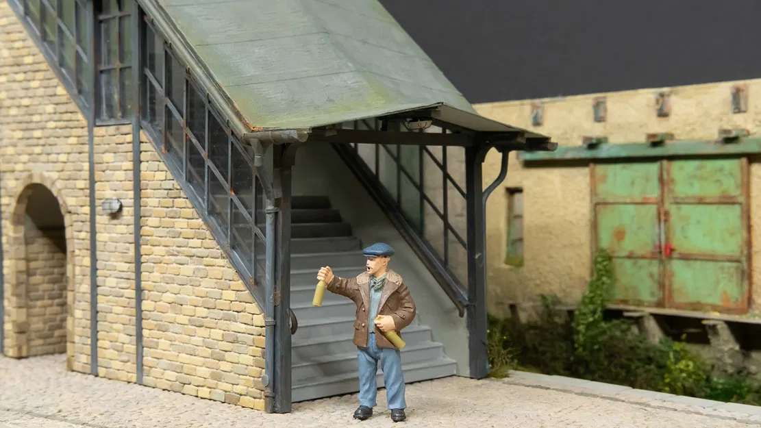 Treppenabgang – Lối xuống cầu thang (Spur 0, tỉ lệ 1/45) - Image 3