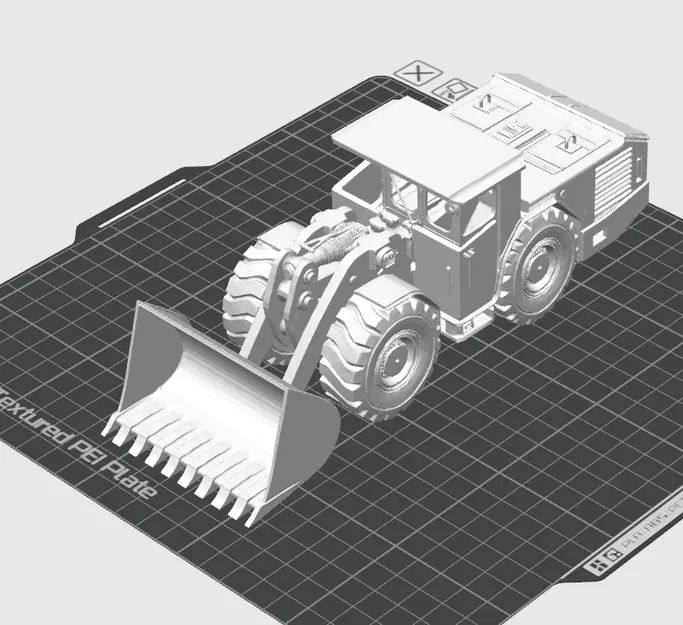 Wheel loader (xe xúc lật) mô phỏng xe làm việc trong mỏ - Image 2