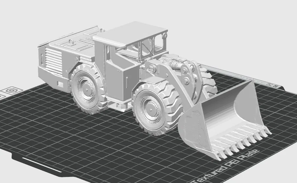Wheel loader (xe xúc lật) mô phỏng xe làm việc trong mỏ - Image 4