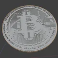 BITCOIN form – mẫu Bitcoin 150 mm (2 phần) - Thumbnail 1