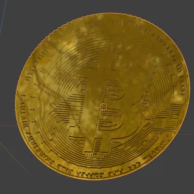 BITCOIN form – mẫu Bitcoin 150 mm (2 phần)