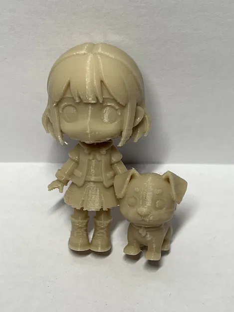 Cô Bé Nhỏ Bên Chú Chó Cưng (Little Girl With Her Dog) - Image 2