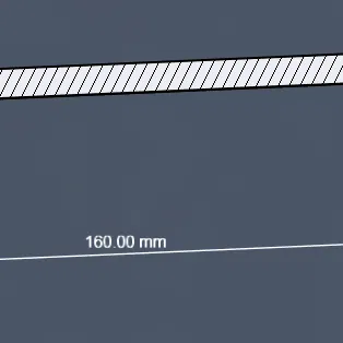 Tay nắm cửa / Türgriff (Door Handle) 160mm x 35mm
